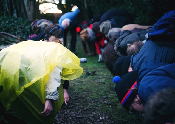 Calton Hill Constellations - site specific twilight performance