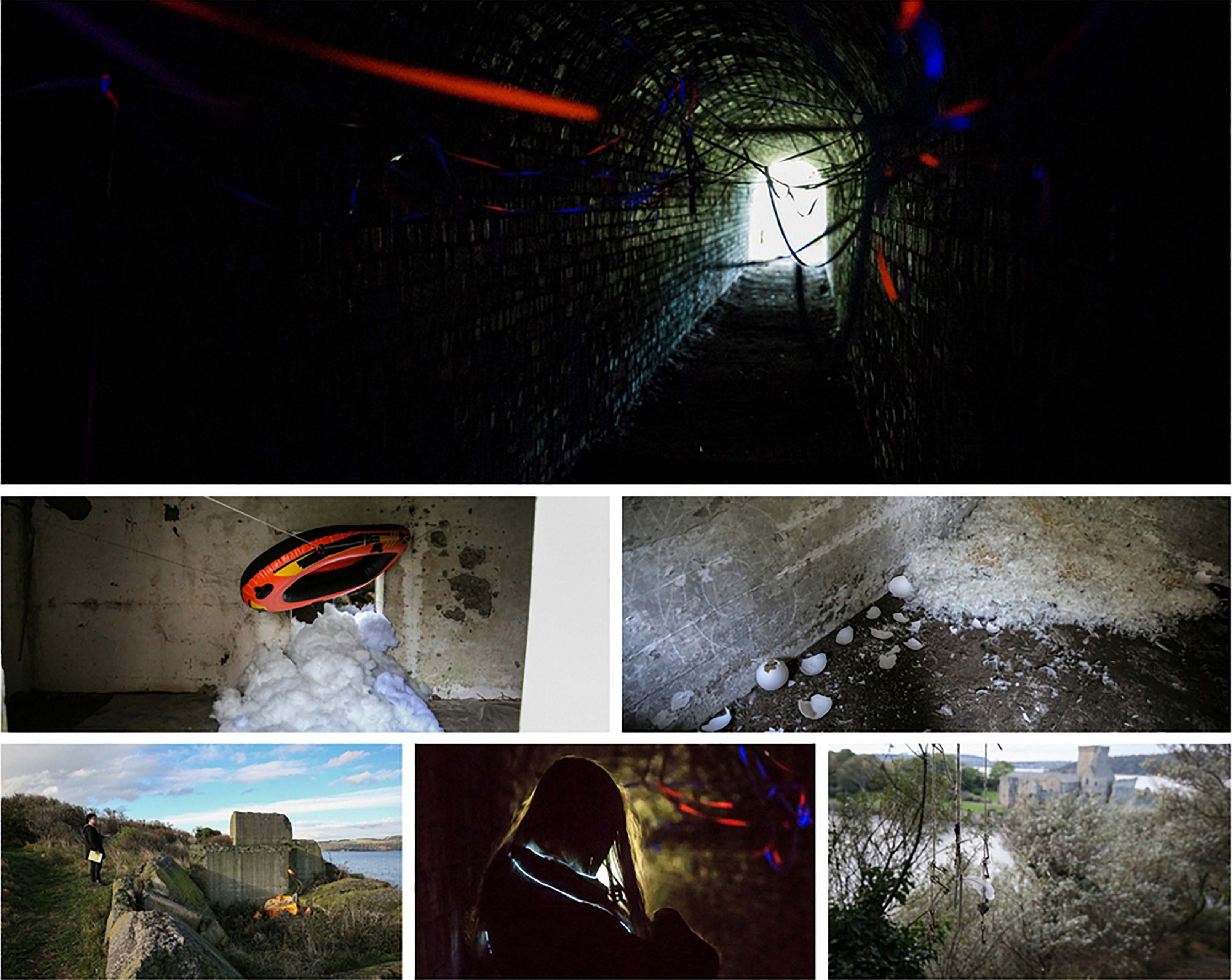 Installation spaces on Inchcolm